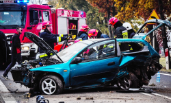 Zderzenie dwóch osobówek na wysokości Tarnowa. Krajowa ósemka zablokowana [foto] [aktualizacja]