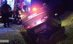 Na krajowej ósemce za Bardem dachował Seat [foto]