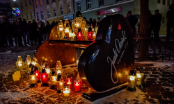 Ząbkowiczanie oddali hołd Pawłowi Adamowiczowi [foto] [video]