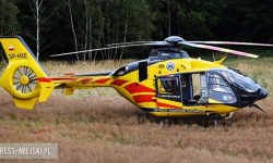 Niespełna roczne dziecko poparzone herbatą. Interweniował helikopter LPR