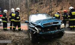 Kolizja na krajowej ósemce na wysokości Dębowiny