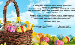 Życzenia od władz gminy Ziębice z okazji Świąt Wielkanocnych