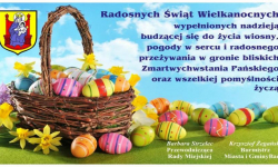 Życzenia od władz gminy Bardo z okazji Świąt Wielkanocnych
