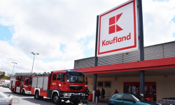 W Kauflandzie włączyła się czujka przeciwpożarowa