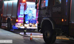 Pożar samochodu na ul. Armii Krajowej