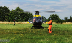 Kolejny wypadek na trasach rowerowych w Srebrnej Górze. Znów interweniował helikopter LPR [foto]