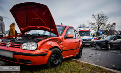 Zderzenie dwóch Volkswagenów w Ząbkowicach Śląskich [foto]