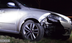 Zderzenie osobówki z samochodem ciężarowym przed Bardem [foto]