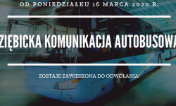 Od 16 marca Ziębicka Komunikacja Autobusowa zawieszona. Jutro pojedzie zgodnie z harmonogramem