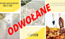 Półmaraton Henrykowski i Henrykowski Rajd Rowerowy odwołane!