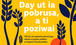 Odwołana część wydarzeń obchodów 750-lecia zapisania pierwszego zdania w języku polskim