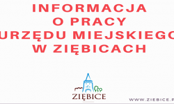 Informacja o pracy Urzędu Miejskiego w Ziębicach