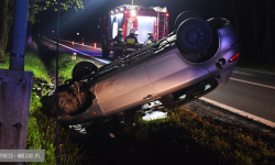 Na krajowej ósemce dachowała Alfa Romeo [foto] [aktualizacja]