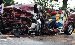 Śmiertelny wypadek między Kamieńcem Ząbkowickim a Ząbkowicami Śląskimi [foto] [aktualizacja]