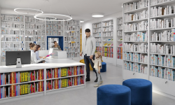 Wizualizacja nowej biblioteki w Ziębicach