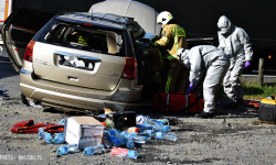 Zderzenie samochodów na krajowej ósemce między Bardem a Dębowiną [foto]