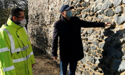 Zakończono renowację kolejnego odcinka murów obronnych przy Podwalu w Ziębicach