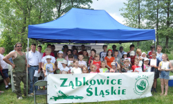 Zawody wędkarskie z okazji Dnia Dziecka
