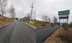 Remont ostatniego odcinka drogi gminnej Nowy Dwór-Skalice dobiega końca