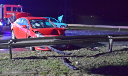 Zderzenie opla i peugeota na skrzyżowaniu krajowej ósemki z ul. Wrocławską [foto]