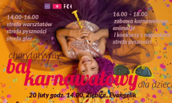 Już dziś charytatywny bal karnawałowy dla dzieci w ziębickim Evangeliku