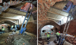 356 ton gruzu później, czyli jak postępują prace na Twierdzy Srebrna Góra [video]