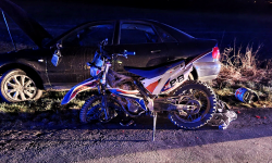 Wypadek z udziałem motocyklisty między Stolcem a Kamieńcem Ząbkowickim  [foto]