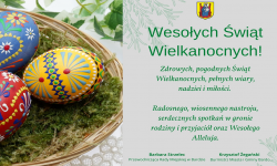 Życzenia od władz gminy Bardo z okazji Świąt Wielkanocnych