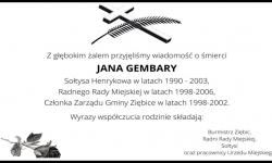 Zmarł Jan Gembara - społecznik, były radny Rady Miejskiej Ziębic oraz długoletni sołtys Henrykowa