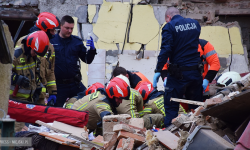 Wybuch gazu, zawalił się dom. Nie żyje kobieta wyciągnięta spod gruzów [foto] [aktualizacja]