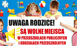 Są wolne miejsca w przedszkolach na terenie ząbkowickiej gminy. Zapisz swoje dziecko już dziś
