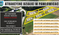 5 działek pod wymarzony dom w Pawłowicach. Wadium do 27 maja, przetargi w czerwcu