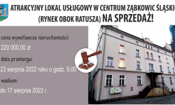 Lokal pod działalność usługową obok ratusza w Ząbkowicach Śląskich