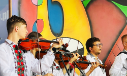 Zespół Ciobanaşul przybliżył mieszkańcom Ziębic kulturę rumuńską