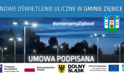 Gmina Ziębice podpisała umowę na wymianę blisko 2 tys. opraw oświetleniowych