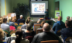 Joanna Lamparska w ząbkowickiej bibliotece
