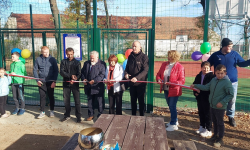 Otwarcie boiska wielofunkcyjnego w Brzeźnicy