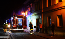 Pożar kotłowni w budynku wielorodzinnym w Bardzie [foto]