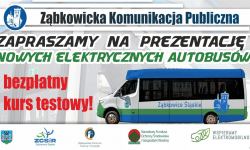 10 grudnia prezentacja nowych, elektrycznych autobusów. Będą bezpłatne przejazdy