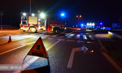 Zderzenie nissana i opla na skrzyżowaniu krajowej ósemki z ul. Legnicką