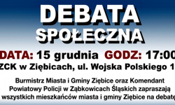 Bezpieczeństwo na terenie gminy Ziębice - Ty też masz na nie wpływ. Zaproszenie na debatę społeczną