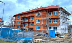 Trwają prace wykończeniowe budynku komunalnego w Kamieńcu Ząbkowickim