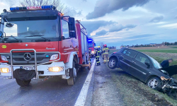 Kolizja na krajowej ósemce na wysokości Braszowic 