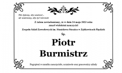 Zmarł Piotr Burmistrz, długoletni nauczyciel Zespołu Szkół Zawodowych w Ząbkowicach Śląskich