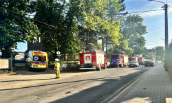 Pożar mieszkania w Stoszowicach