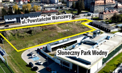 Atrakcyjna działka obok Słonecznego Parku Wodnego oraz Saunarium&Spa wykazana do sprzedaży