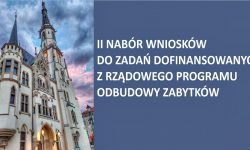 Do 8 sierpnia trwa nabór wniosków do zadań dofinansowanych z Rządowego Programu Odbudowy Zabytków