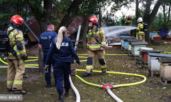 Wybuch gazu w altance. 56-latek w szpitalu [foto]