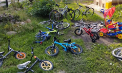 63-letni złodziej zatrzymany. Ukradł dziewięć dziecięcych rowerków i wózek