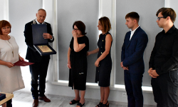 Pośmiertne nadanie tytułu Honorowego Obywatela gminy Bardo dla L. Anklewicza i K. Domskiej-Bujnowicz